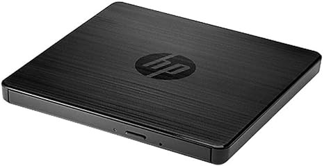 HP External Portable Slim Design CD/DVD RW Write/Read Drive, USB, Black (F2B56AA)