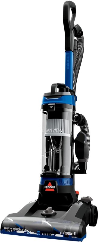 BISSELL CleanView Upright Bagless Vacuum Cleaner with Active Wand, 3536,Black/Cobalt Blue