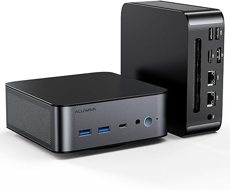 H90 Mini PC Intel i7 11390H,32GB DDR4 512GB NVME SSD Mini Computer, Small Desktop Computer Support 8K UHD/WiFi 6/BT 5.0/DP/HDMI/RJ45 2.5G