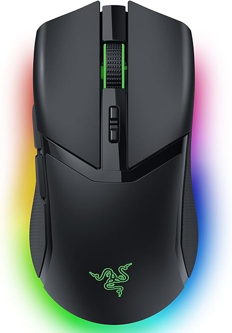 Razer Cobra Pro Wireless Gaming Mouse: 10 Customizable Controls - Chroma RGB Lighting - 30K Optical Sensor - Gen-3 Switches - 2.4GHz, Bluetooth & USB Type C - Up to 170 Hr Battery