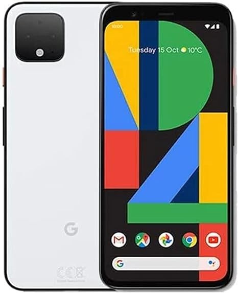 Google Pixel 4 128GB Verizon Smartphone 5.7" FHD Display 6GB RAM 4G Clearly White