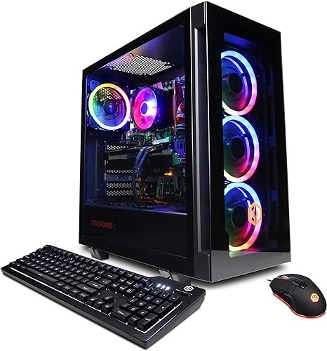 CyberPowerPC Gamer Xtreme VR Gaming PC, Intel Core i7-13700F 2.1GHz, GeForce RTX 4060 Ti 16GB, 16GB DDR5, 1TB NVMe SSD, Wi-Fi Ready & Windows 11 Home (GXiVR8040A14)