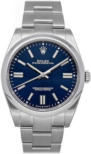 Rolex Oyster Perpetual 41mm Automatic Blue Dial Men's Watch 124300-0003