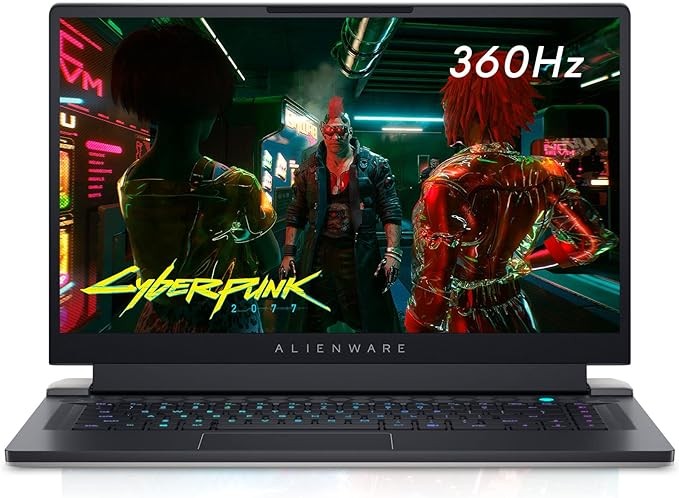 Alienware X15R1 Gaming Laptop - 15.6-inch FHD (1920x1080) 360Hz 1ms Display, Intel Core i7-11800H Processor, 16GB DDR4 RAM, 1TB SSD, NVIDIA GeForce RTX 3070 DDR6 Graphics, Windows 11 Home- Lunar Light