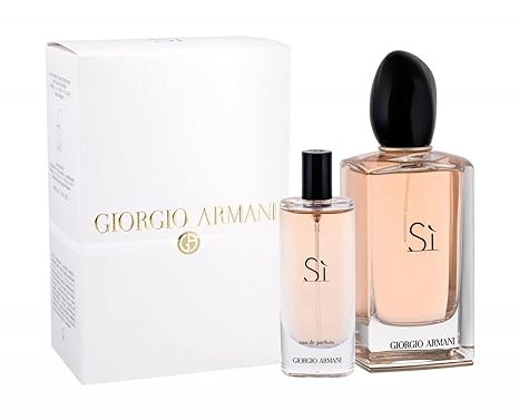 Giorgio Armani Si Eau de parfum spray 3.4 oz + Eau de parfum 0.5 oz Set (2 pcs set)