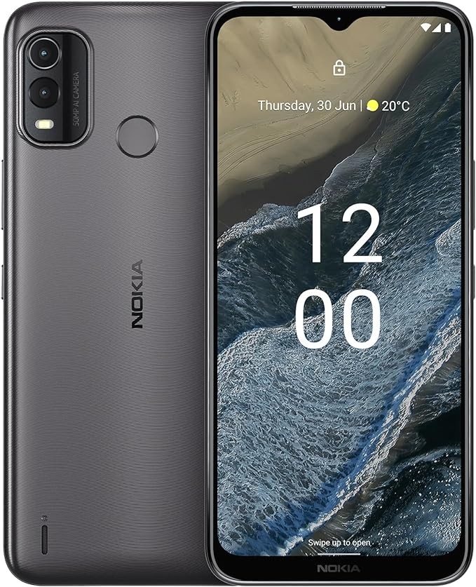 Nokia G11 Plus | Android 12 | Dual SIM | 3-Day Battery | 50MP Camera | 3/64GB | 6.52-Inch Screen | Dual Band Wifi | Unlocked GSM Smartphone | Not Compatible with Verizon or AT&T | Charcoal