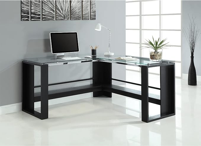 Whalen® Jasper 60"W L-Shape Corner Desk, Espresso