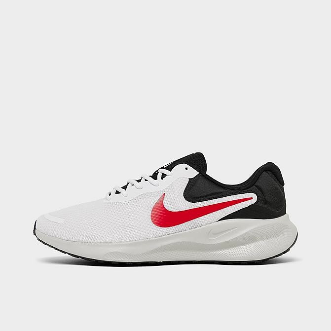 MEN'S NIKE REVOLUTION 7 ROAD RUNNING SHOES White/Black/Photon Dust/Fire Red