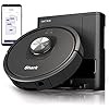 Shark RV2310AE Matrix Self-Emptying Robot Vacuum with Bagless, 45-Day Capacity, Self-Cleaning Brushroll for Pet Hair, No Spots Missed on Carpets & Hard Floors, Precision Home Mapping, Wi-Fi, Black