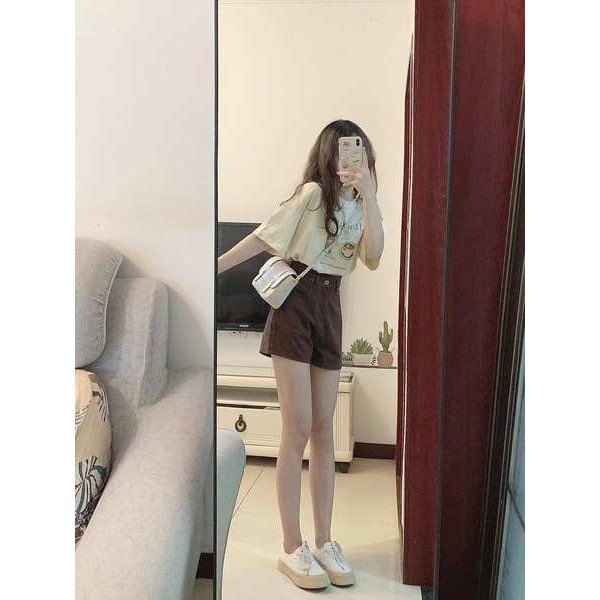 suit woman New style summer women's Hong Kong style retro small suit street fried salt wear two-piece denim shorts